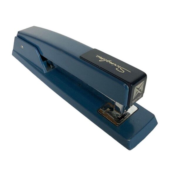 Swingline 747 Heavy Office Stapler 94-41 Blue Republic National Bank of Dallas - Picture 2 of 9
